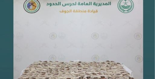 إحباط تهريب 228 ألف قرص من الإمفيتامين بمنطقة الجوف