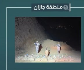 القبض على مخالف من الجنسية اليمنية لتهريبه 723 كيلوجراما من القات في جازان 