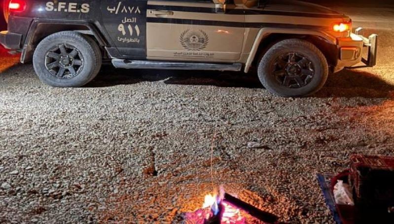 «الأمن البيئي» تضبط مواطنًا بإشعال النار في غير الأماكن المخصصة بمحمية طويق 