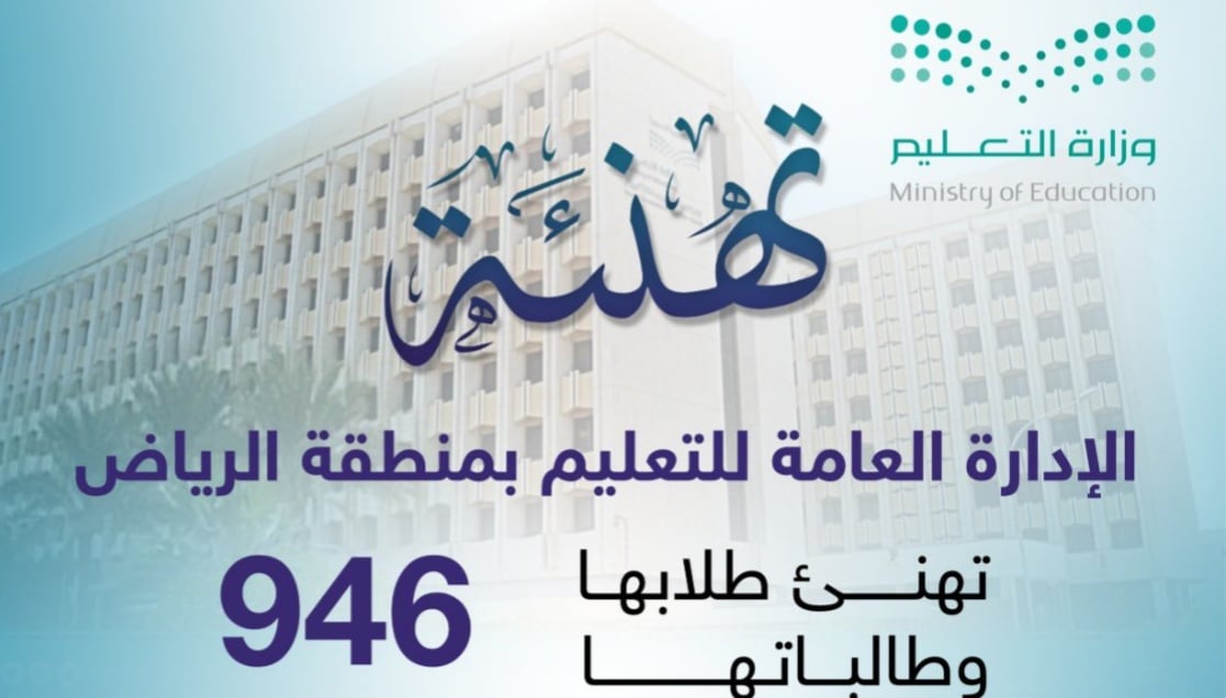بـ 946 ميدالية في مسابقة بيبراس العالمية.. «تعليم الرياض» يتصدّر إدارات التعليم