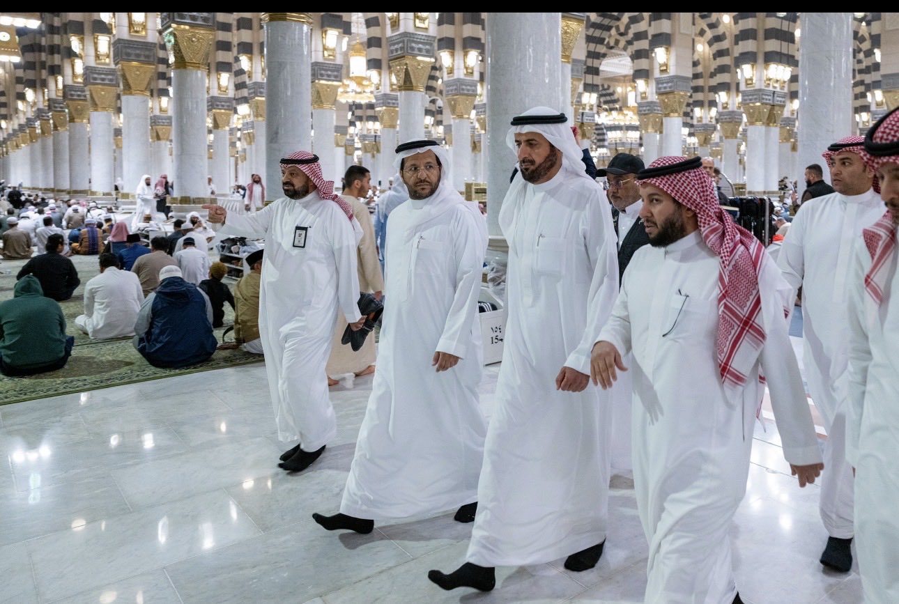 وزير الحج والعمرة ورئيس الهيئة العامة لشؤون الحرمين يقفان ميدانيًّا على الاستعدادات لموسم رمضان
