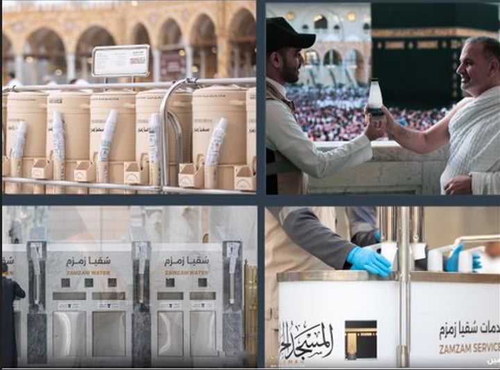 «العناية بالحرمين»: استهلاك أكثر من 50 ألف متر مكعب من ماء زمزم خلال شهر رمضان