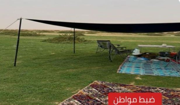 ضبط مواطن لارتكابه مخالفة التخييم دون ترخيص بمحمية الملك عبدالعزيز الملكية