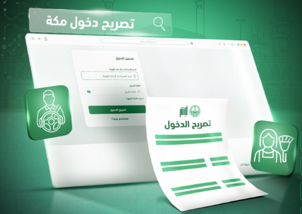 خطوات طلب تصريح دخول مكة المكرمة لمواطني مجلس التعاون الخليجي 