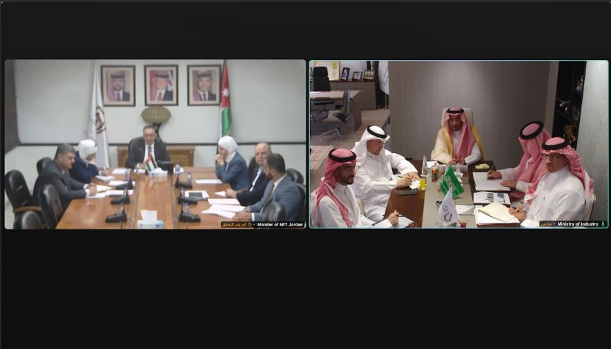 وزير الصناعة يبحث مع نظيره الأردني فرص تعزيز الشراكة الصناعية 
