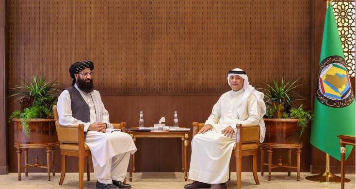 «البديوي» يبحث مع القائم بأعمال سفارة أفغانستان لدى المملكة آخر التطورات الإقليمية والدولية 