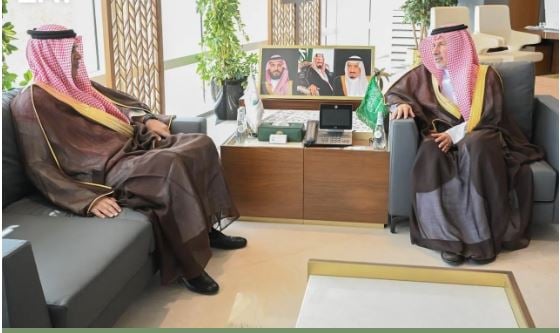 «الربيعة» يبحث الموضوعات ذات الاهتمام المشترك مع سفير المملكة لدى السودان