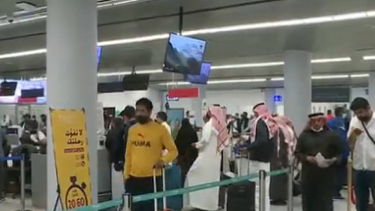 أول مقطع من مطار أبها بعد المحاولة الحوثية لاستهدافه