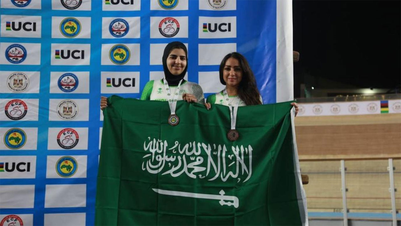 المنتخب السعودي للدراجات «سيدات» يحقق أول ميدالية عربية