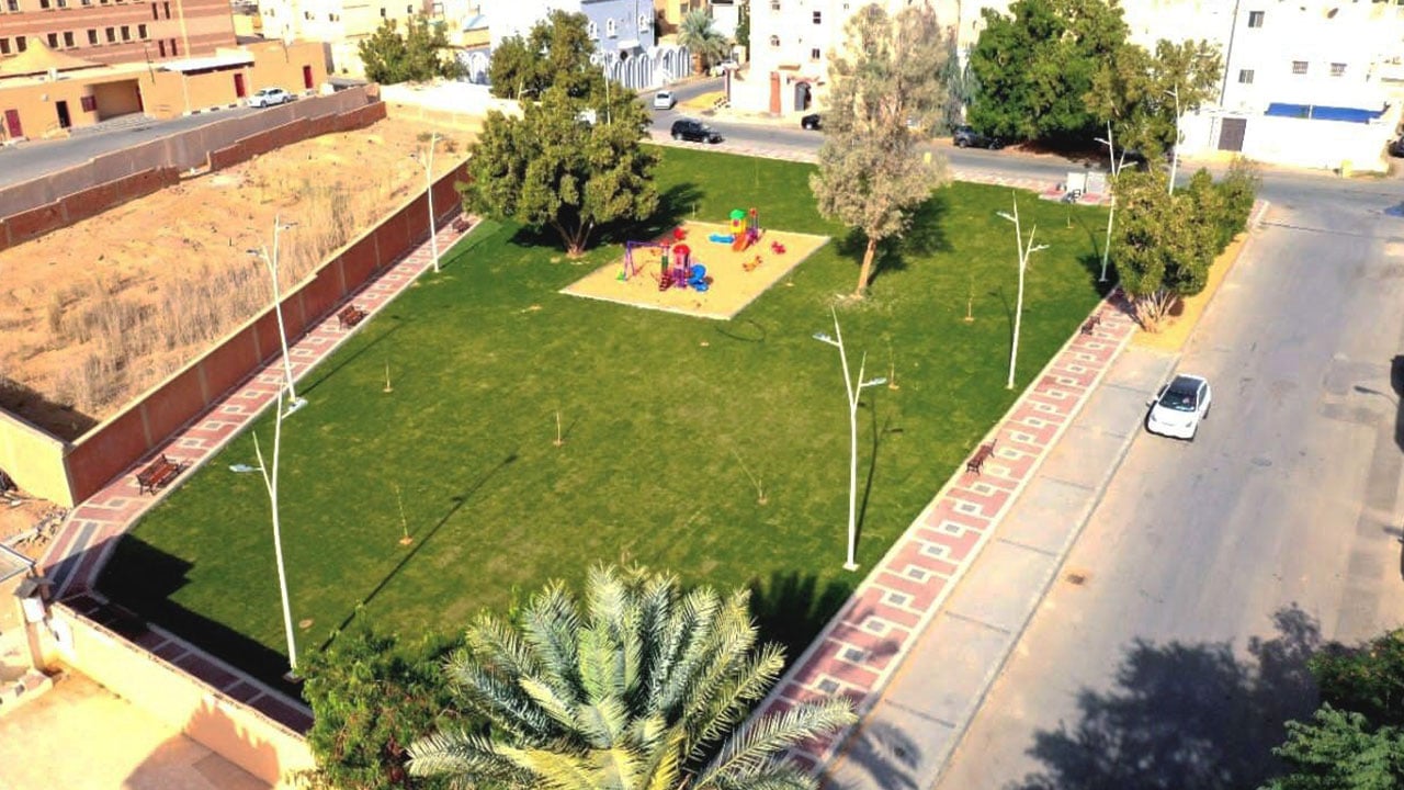 تدشين 11 حديقة جديدة بدومة الجندل بمساحة إجمالية تقدر بـ 1.2 مليون