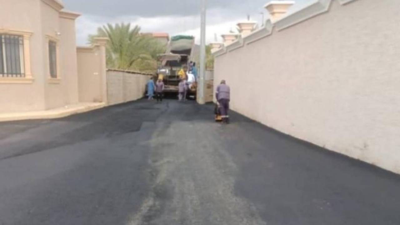 أمانة نجران تُنجز 86% من سفلتة 6 أحياء
