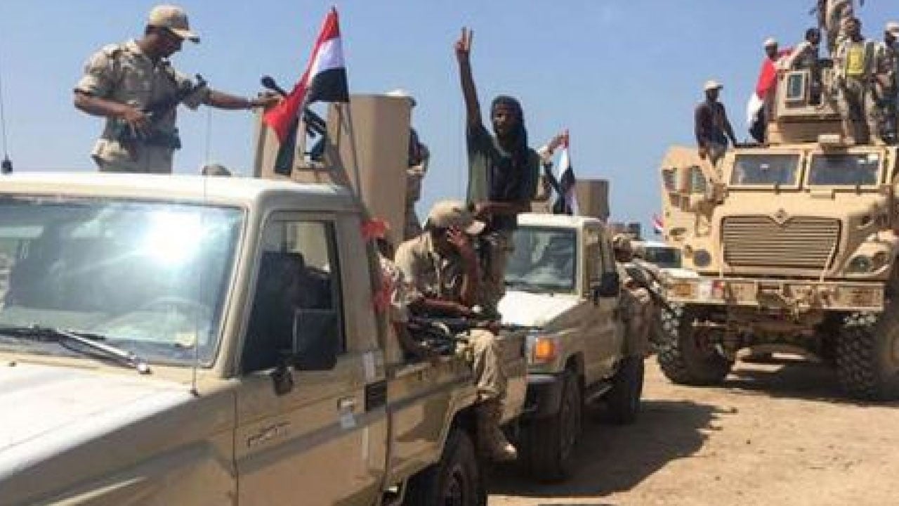 ألوية العمالقة الجنوبية تطلق عملية عسكرية لتحرير بيحان من قبضة الحوثيين