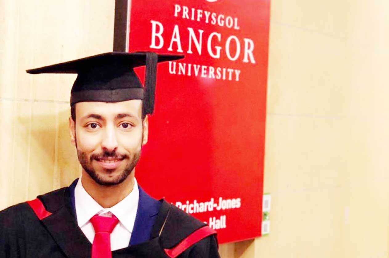 "الشهيب" يحقق إنجازًا علميًا سعوديًا بجامعة بانقور البريطانية