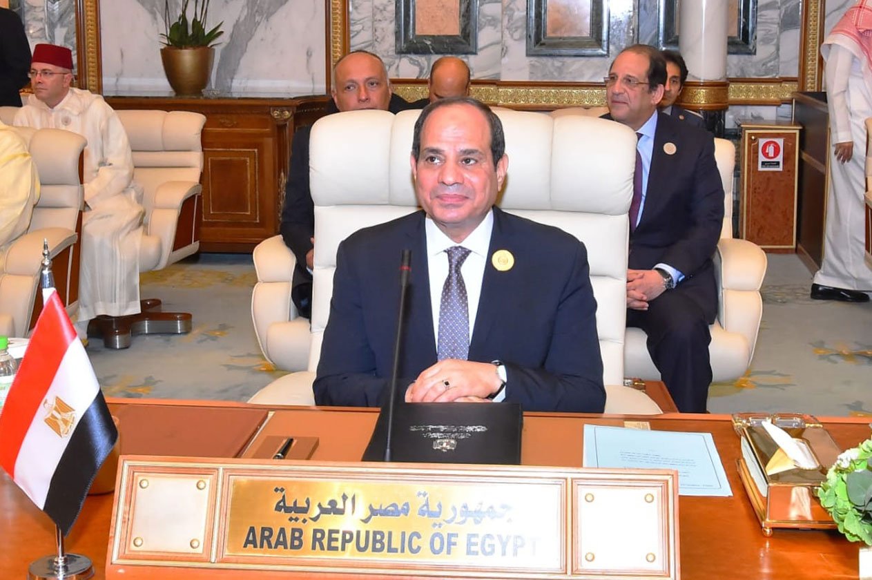 السيسي: أي حديث عن الأمن والسلم لا يستقيم مع  استمرار القضية الفلسطينية بغير حل