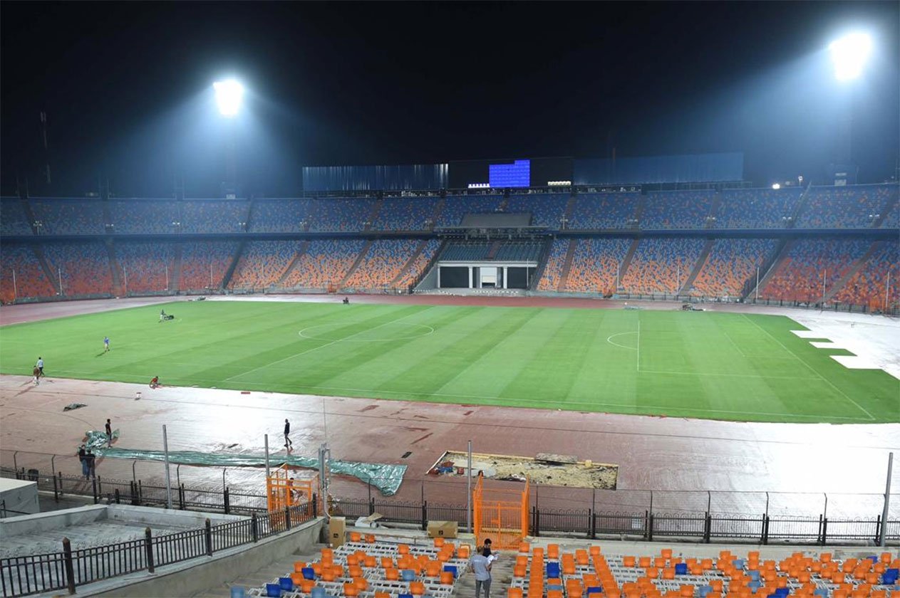 مدرج كامل لذوي الاحتياجات الخاصة في ملاعب بطولة أمم إفريقيا