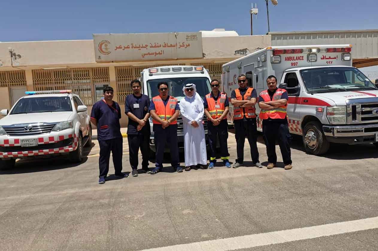 بالصور.. «الهلال الأحمر» يؤكد جاهزيته لخدمة ضيوف الرحمن القادمين من دولة العراق