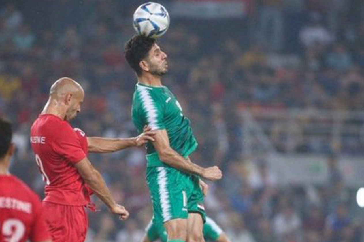 العراق يهزم فلسطين ببطولة غرب آسيا لكرة القدم