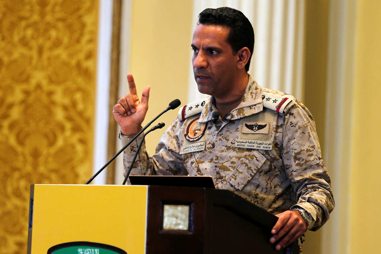 العقيد المالكي: اعتراض وتدمير 6 صواريخ حوثية باتجاه جازان