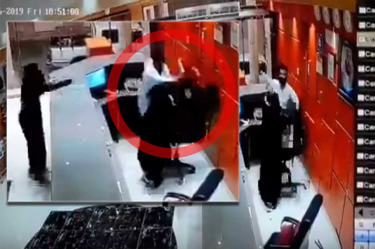 «عاجل» تكشف ملابسات اعتداء شاب على موظفة «فندق صبيا» بالدقائق.. والفيديو بلا صوت