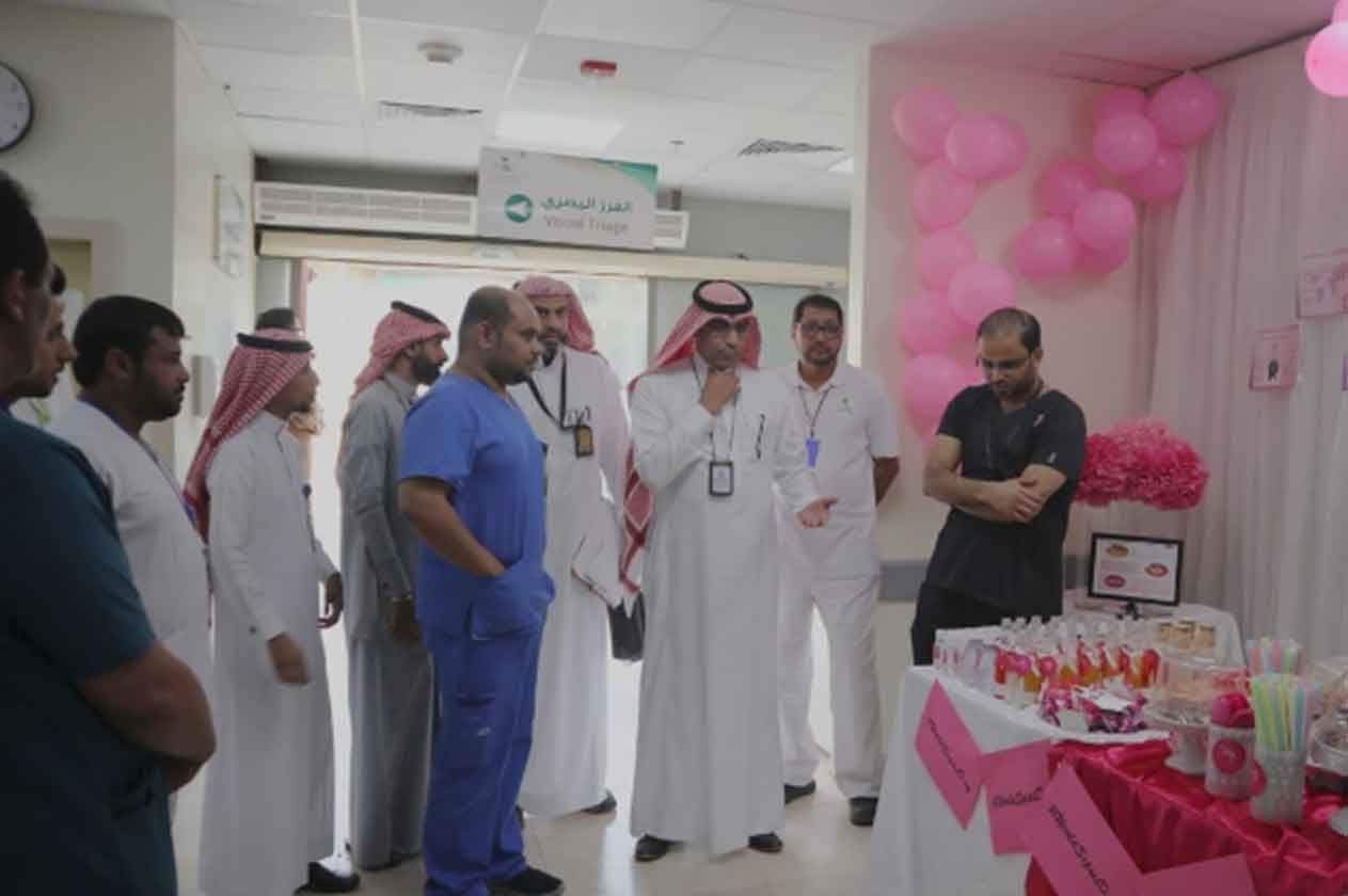 تدشين فعالية التسمم الجرثومي بمستشفى الملك فهد المركزي بجازان