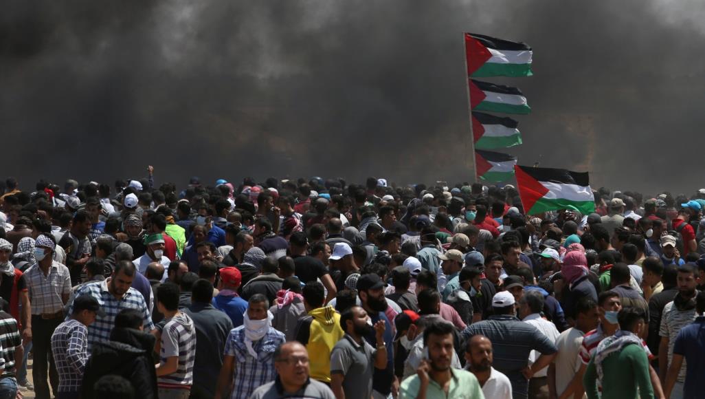 إصابة 55 فلسطينيًا في مواجهات مع جيش الاحتلال شرق قطاع غزة