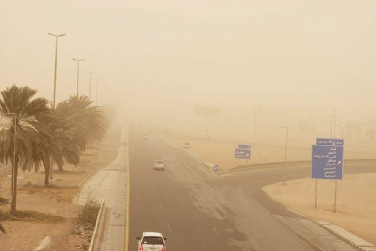الأرصاد: رياح مثيرة للغبار وسماء غائمة على عدة مناطق بالمملكة الخميس