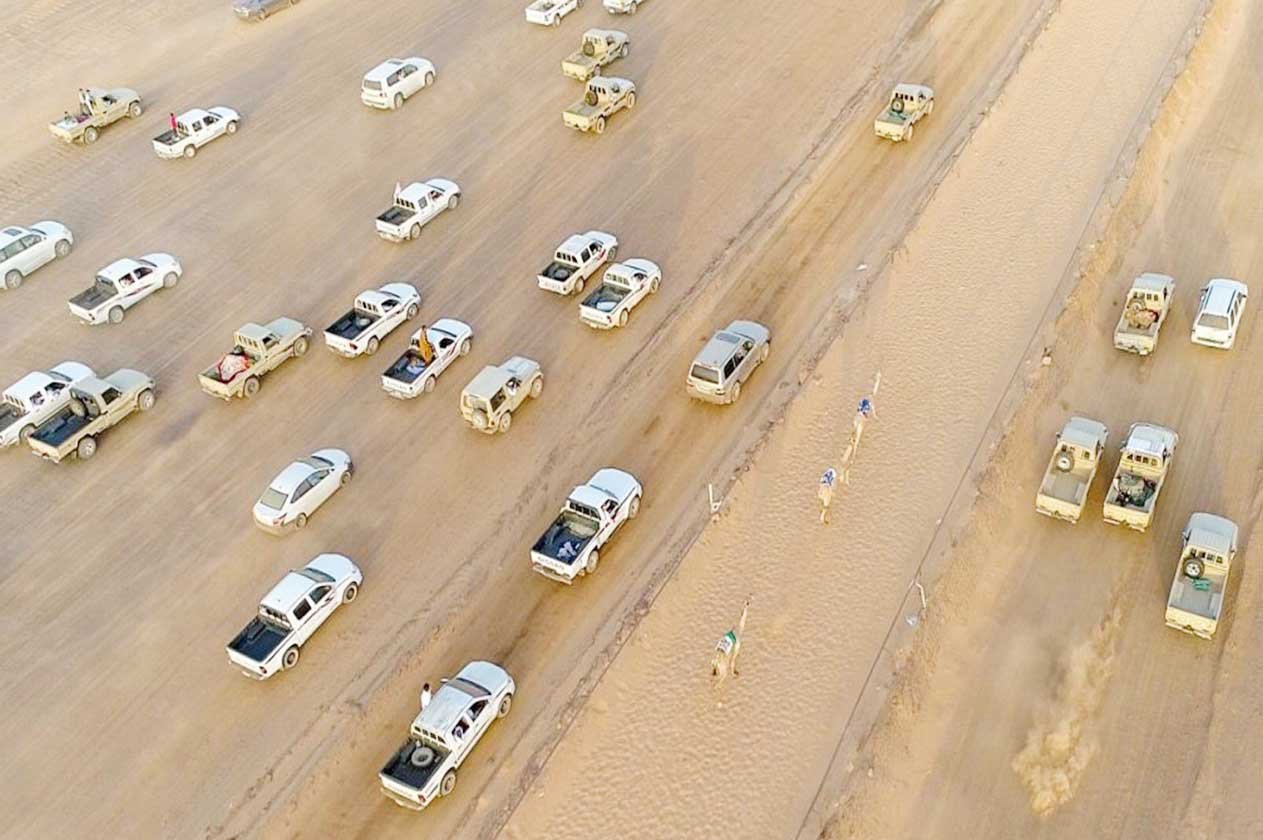 بالصور.. اختتام سباق الهجن لمهرجان «ليالي هداج» بتيماء
