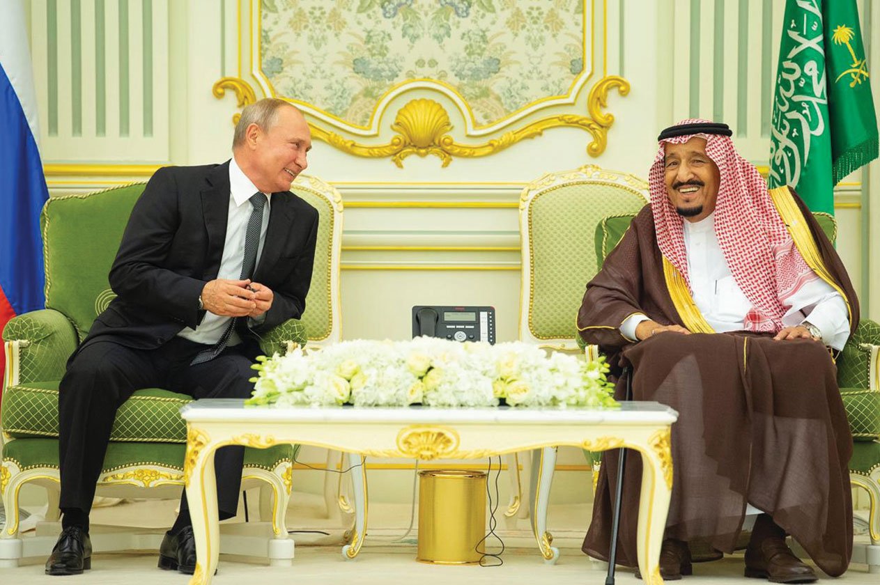 نَصُّ كلمة خادم الحرمين الشريفين عقب استقباله الرئيس الروسي