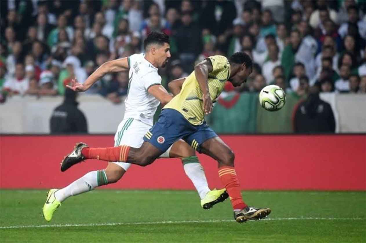 الجزائر تهزم كولومبيا بثلاثية نظيفة وديًا