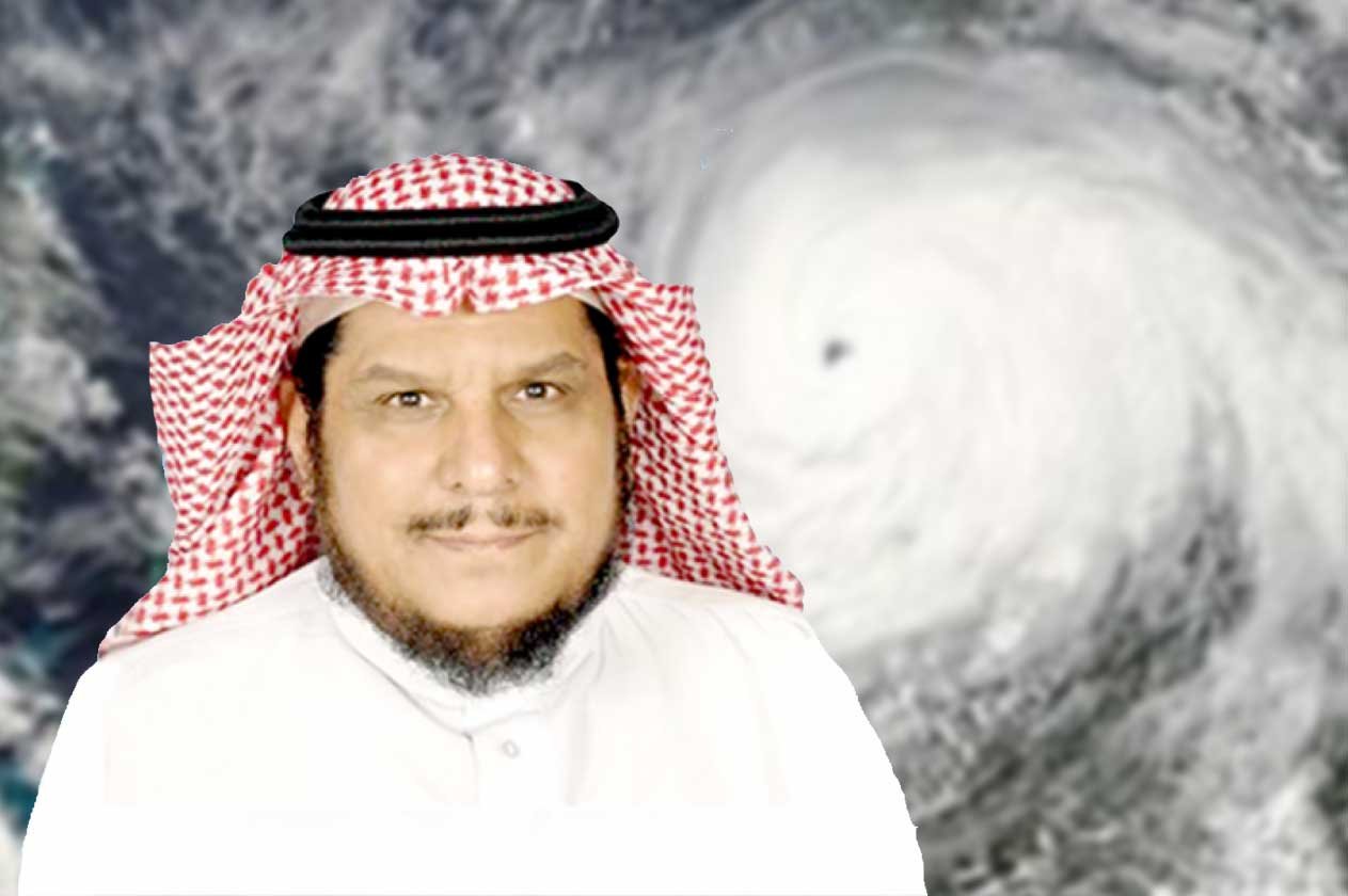 الحصيني يوضح مدى تأثير إعصار كيار على الأجواء في المملكة