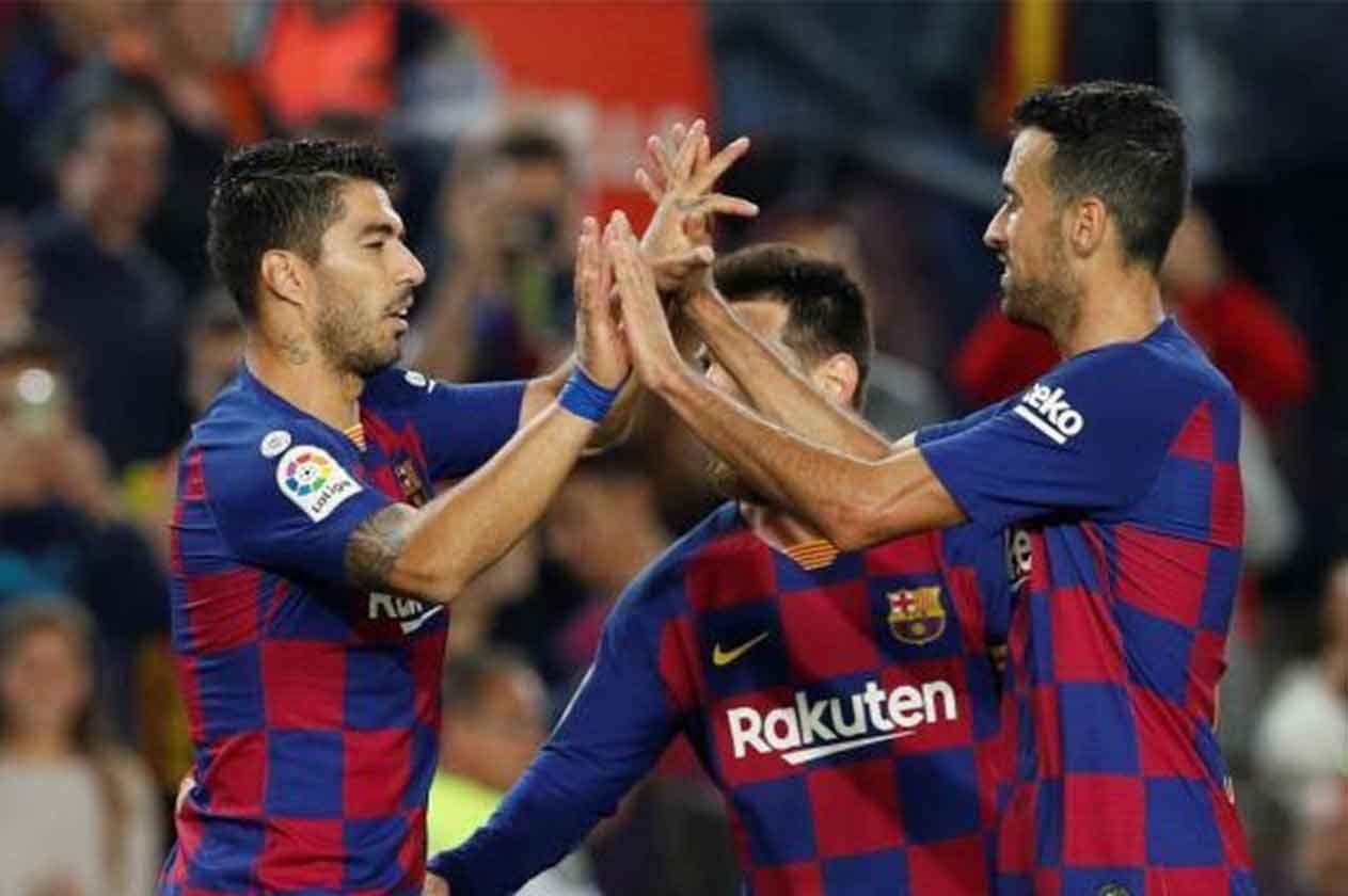 ميسي يتألَّق ويقود برشلونة لاكتساح بلد الوليد بخماسية في الدوري الإسباني