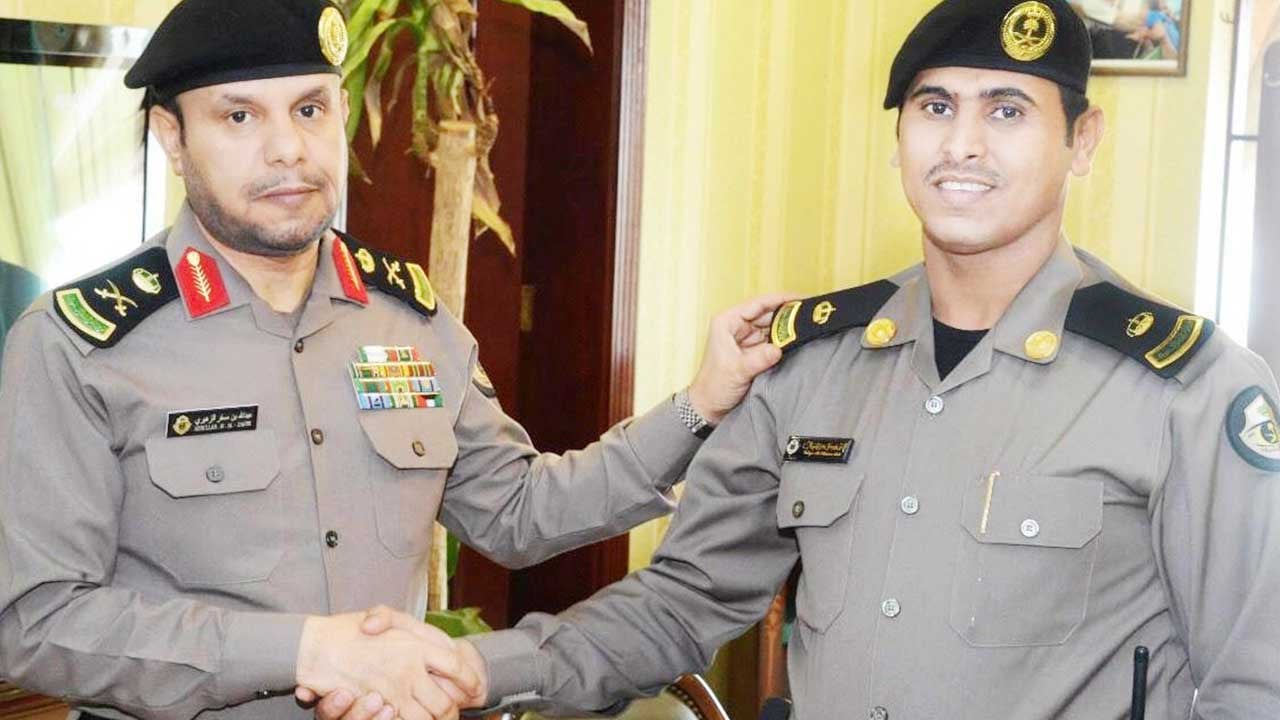 ترقية النقيب يحيى بن علي عثمان عاتي إلى رتبة رائد