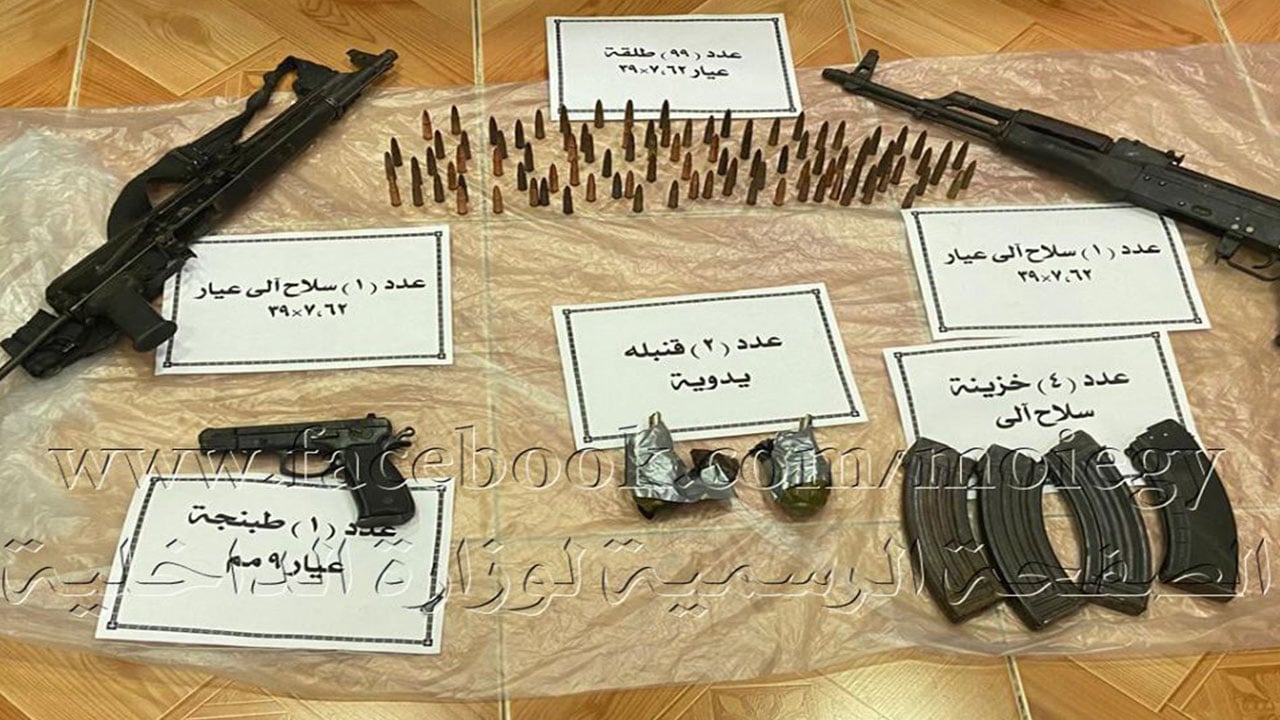 بالصور.. الداخلية المصرية تعلن مقتل 3 إرهابيين في شمال سيناء