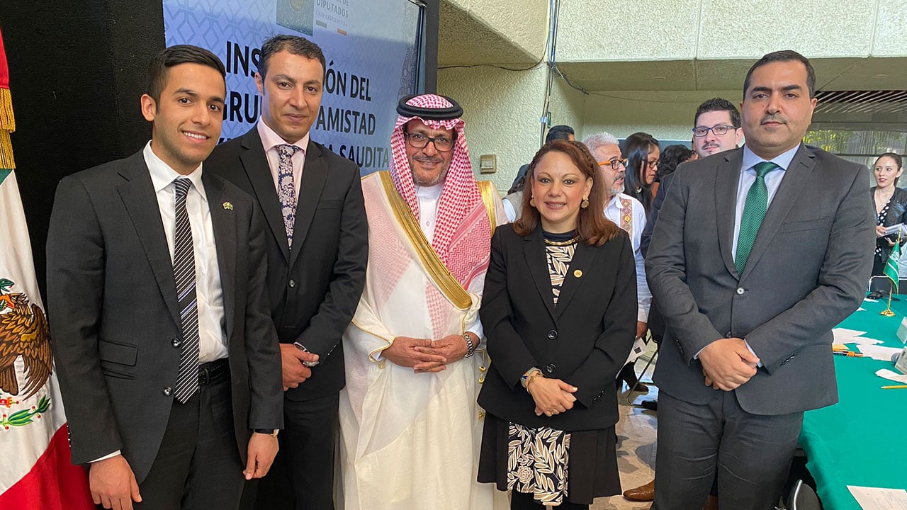 السفير الرويلي يشرّف احتفال تأسيس لجنة الصداقة البرلمانية السعودية – المكسيكية