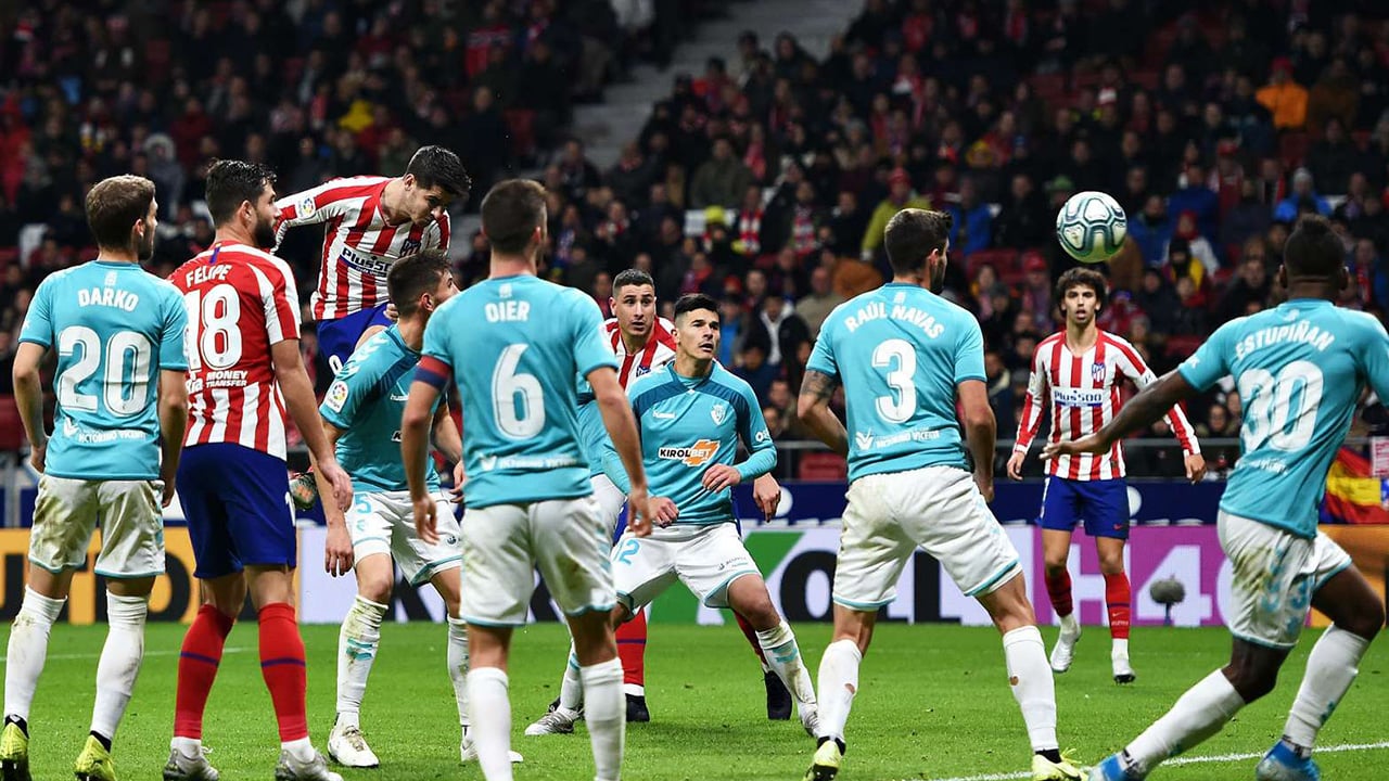 أتلتيكو مدريد يهزم أوساسونا بثنائية في الدوري الإسباني