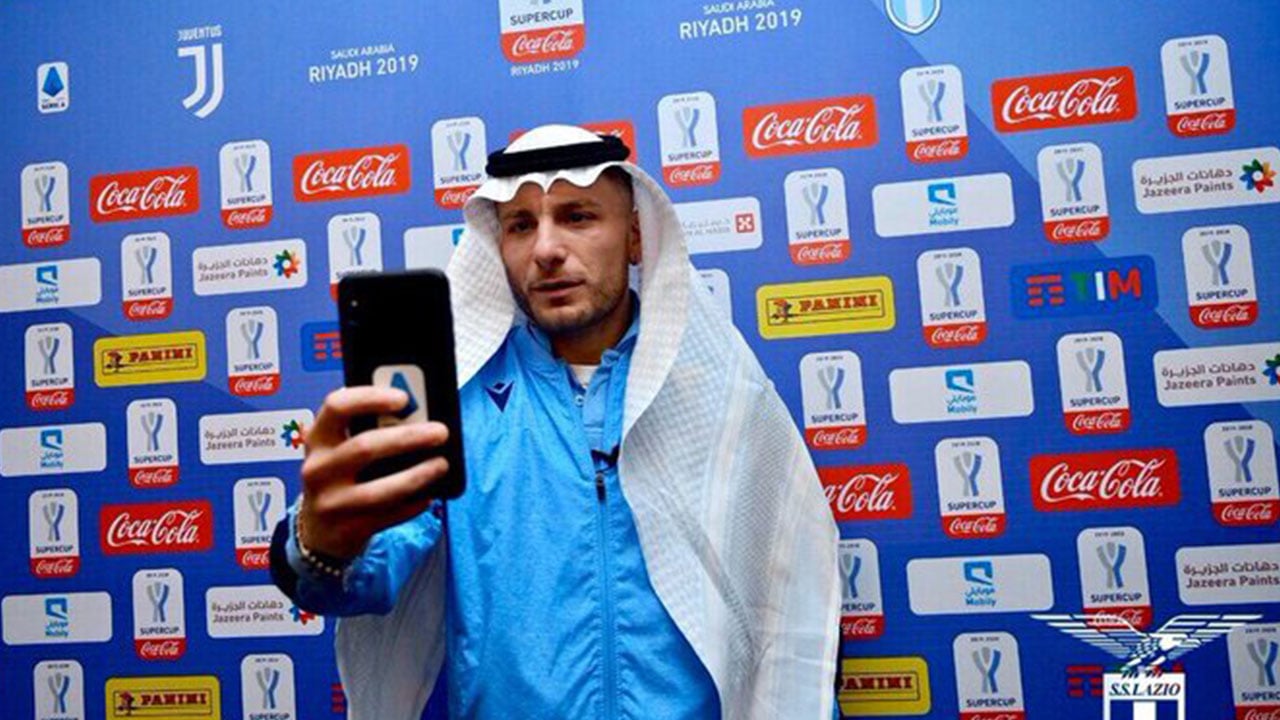 هداف لاتسيو: تنظيم الرياض للسوبر أمر جيد للكرة الإيطالية