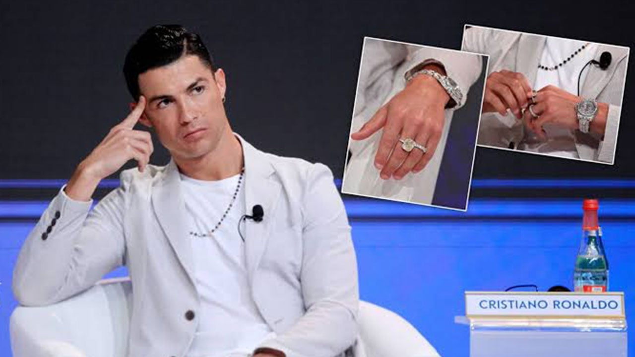 «مجوهرات رونالدو» تخطف الأضواء في حفل «جلوب سوكر»