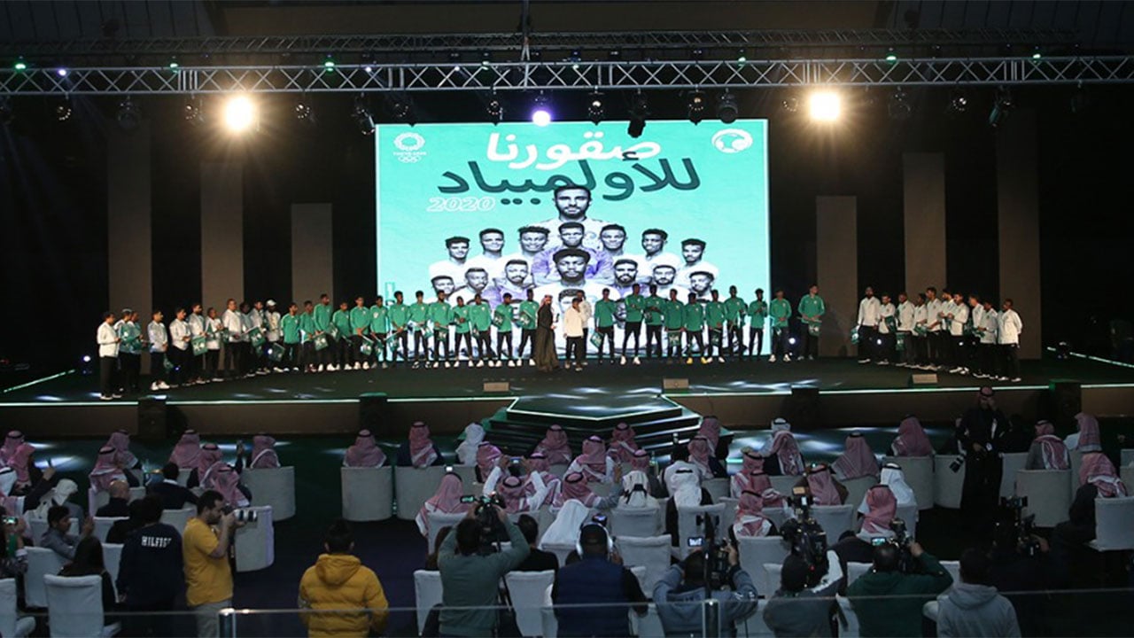 بالصور.. احتفال الهيئة العامة للرياضة بإنجاز الأخضر الأولمبي