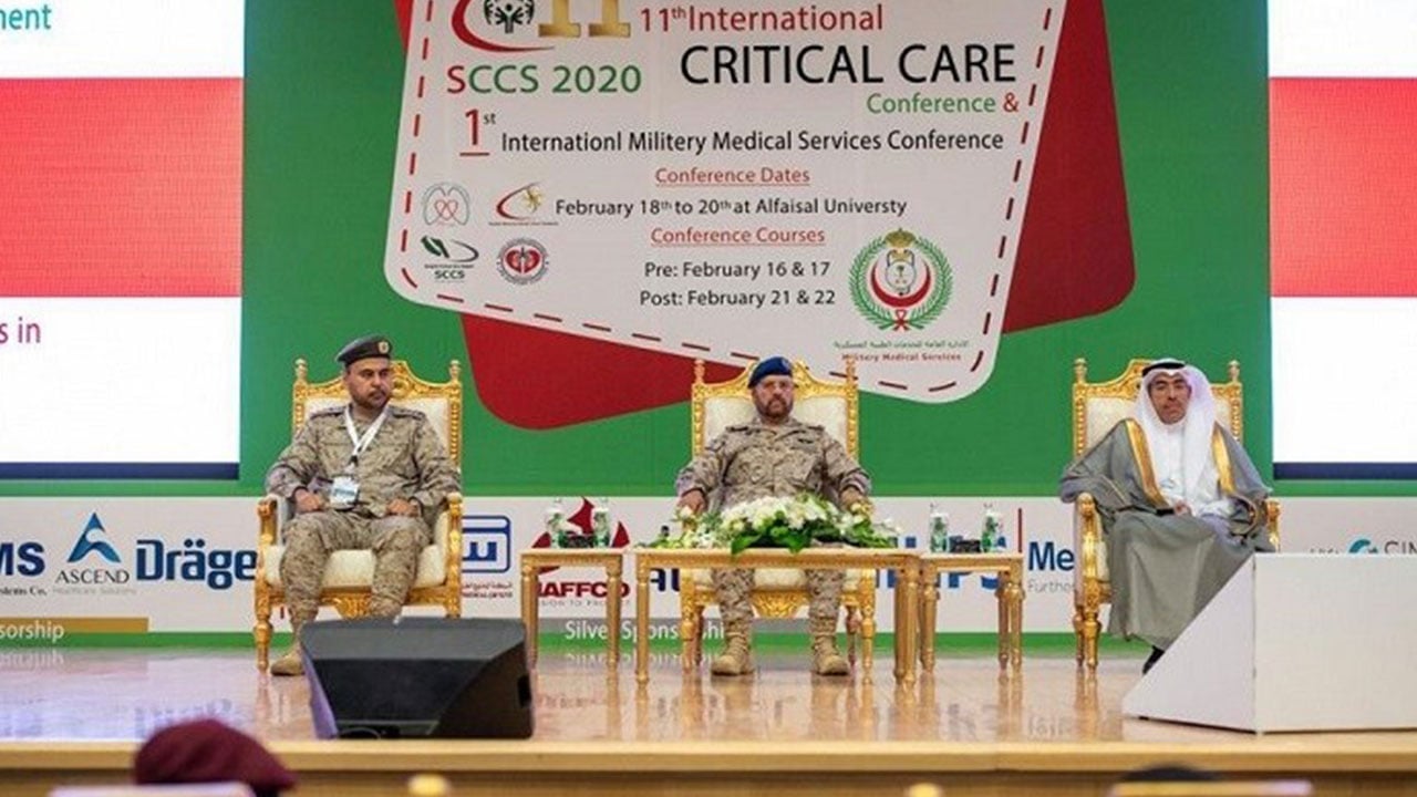 رئيس الأركان يفتتح المؤتمر الدولي الأول للطب العسكري في جامعة الفيصل بالرياض