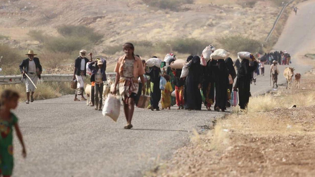 جرائم الحوثيين تجبر 25 ألف أسرة على النزوح من الجوف اليمنية
