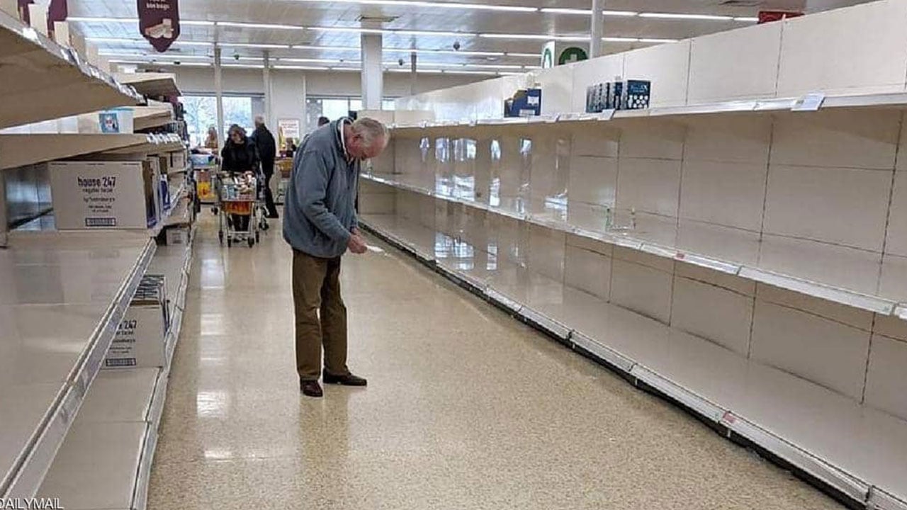 صورة «تكسر قلب البريطانيين» بسبب فيروس كورونا