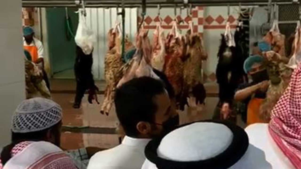 بلدية الخرج تتحرك نحو مقطع فيديو الازدحام في مسلخ سوق المواشي