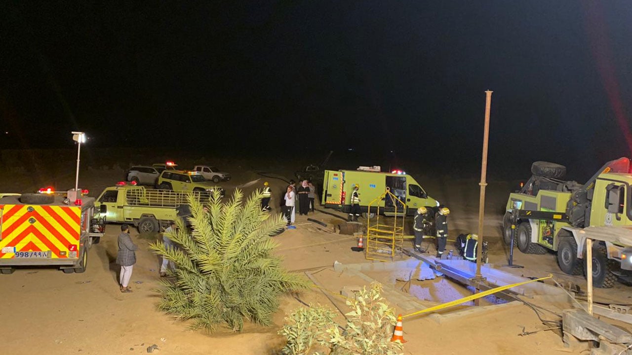 بالصور.. وفاة أربعيني بمزرعة.. سقط في بئر عمقها 20 مترًا بالرس