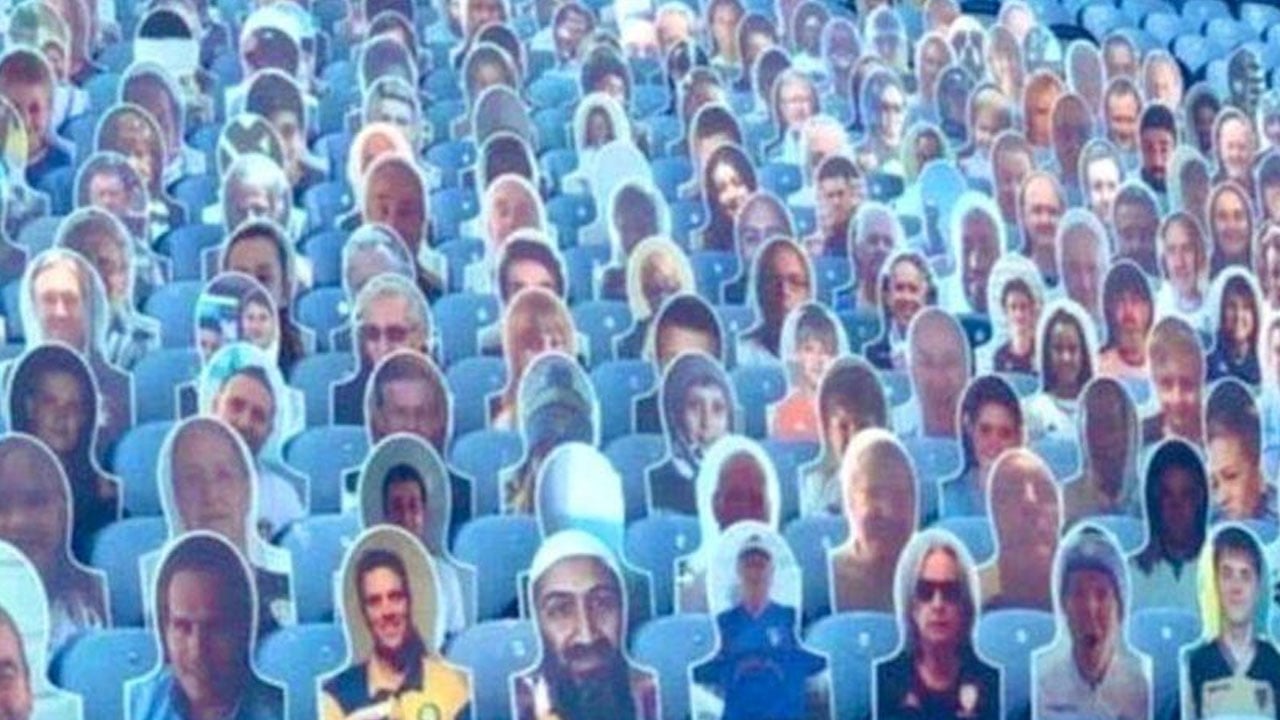 ليدز يونايتد الإنجليزي يزيل صورة أسامة بن لادن من مدرجاته
