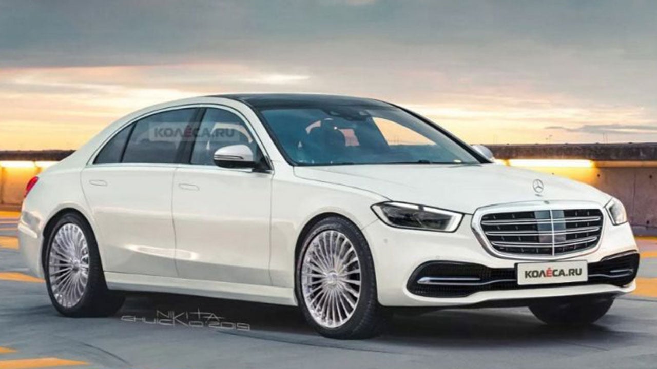الشكل المتوقع للجيل الجديد من مرسيدس  S-Class