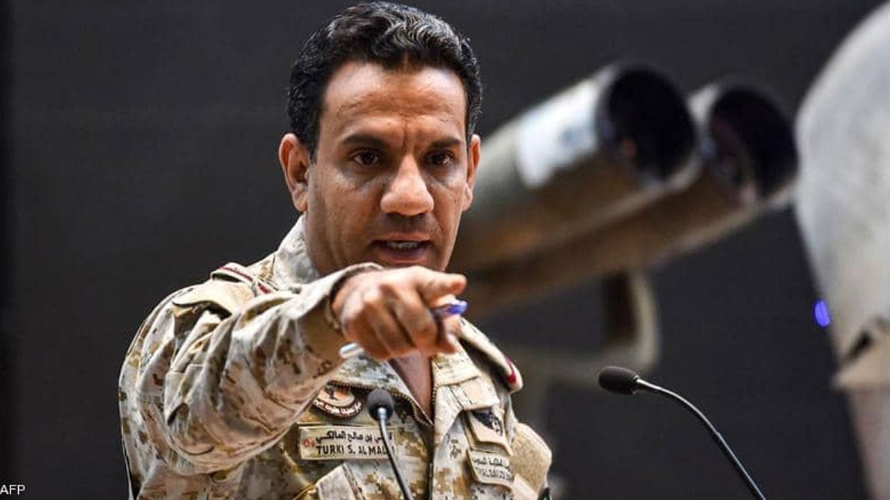 «دعم الشرعية»: اعتراض وتدمير طائرة مفخخة أطلقتها ميليشيا الحوثي الإرهابية تجاه المملكة