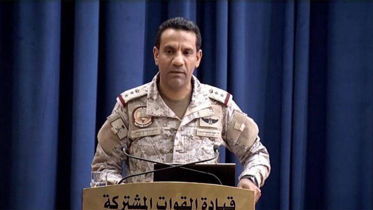 أطلقتها الميليشيا الإرهابية.. تحالف دعم الشرعية: اعتراض وتدمير طائرة مفخخة بالأجواء اليمنية