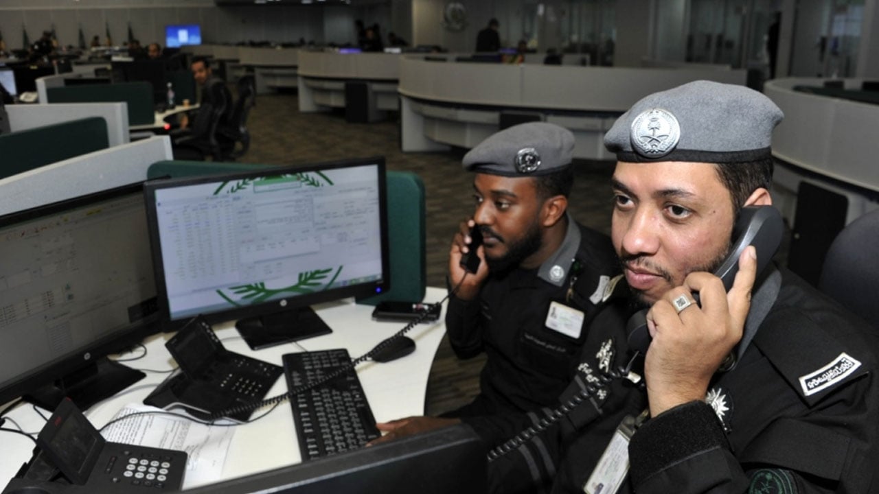 مركز العمليات الأمنية (911) يستقبل أكثر من 1.3 مليون اتصال من مكة والرياض
