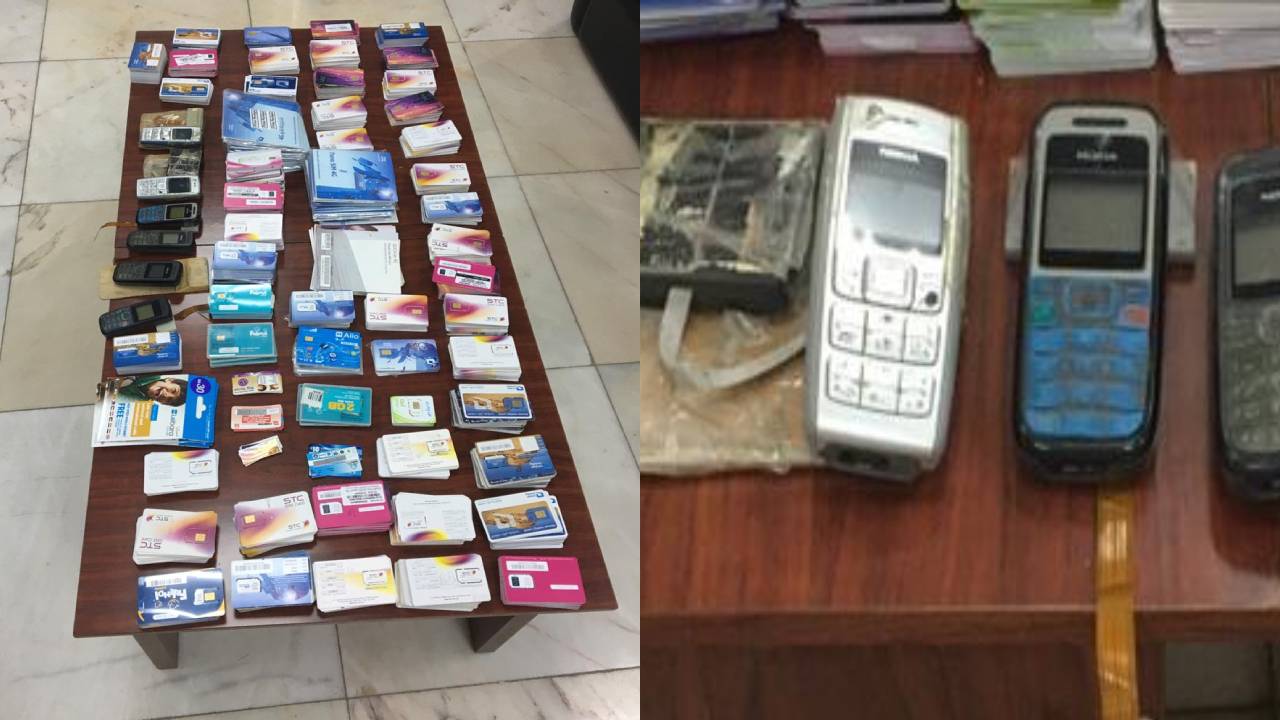 بالصور.. ضبط 3 وافدين يتاجرون بشرائح الاتصال المخالفة في الرياض