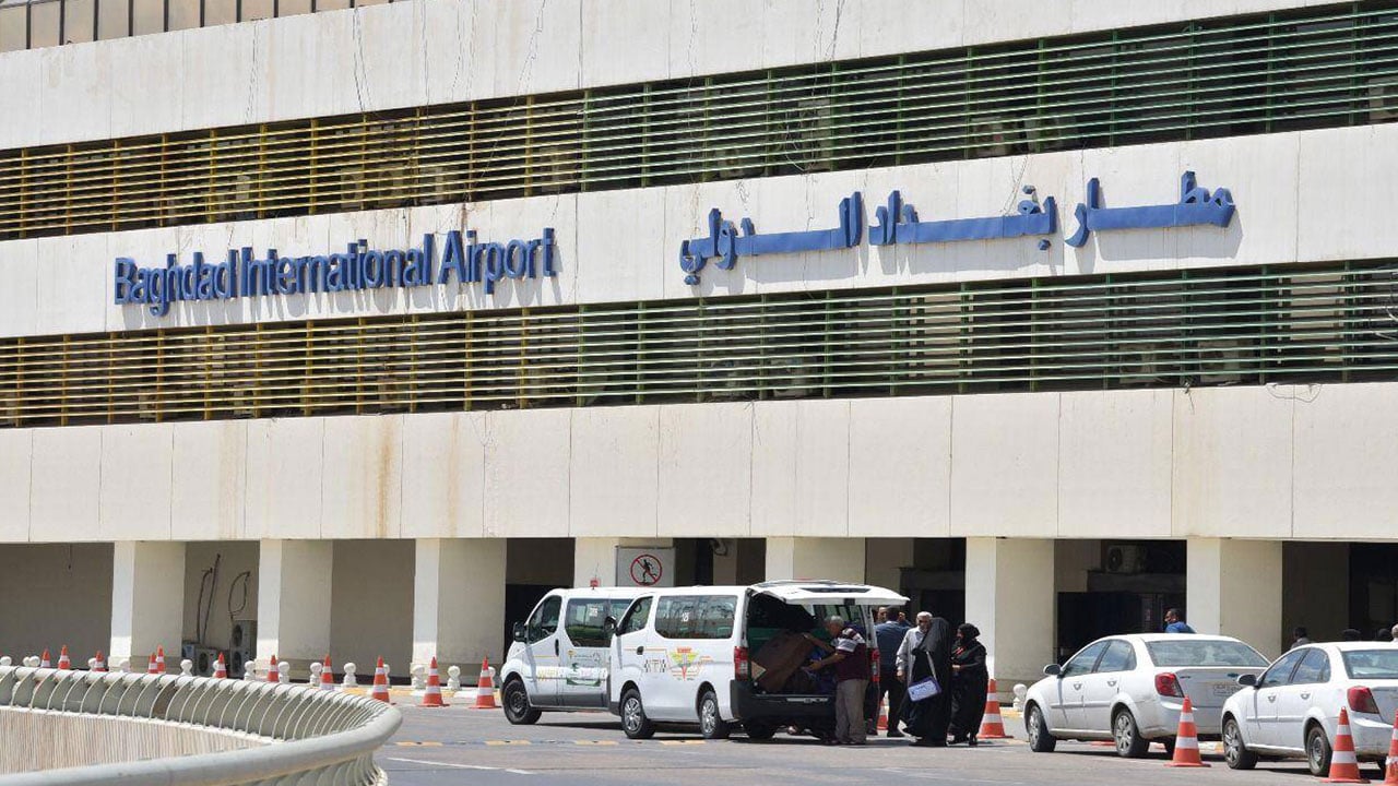 انفجار جسم غريب داخل مطار بغداد الدولي